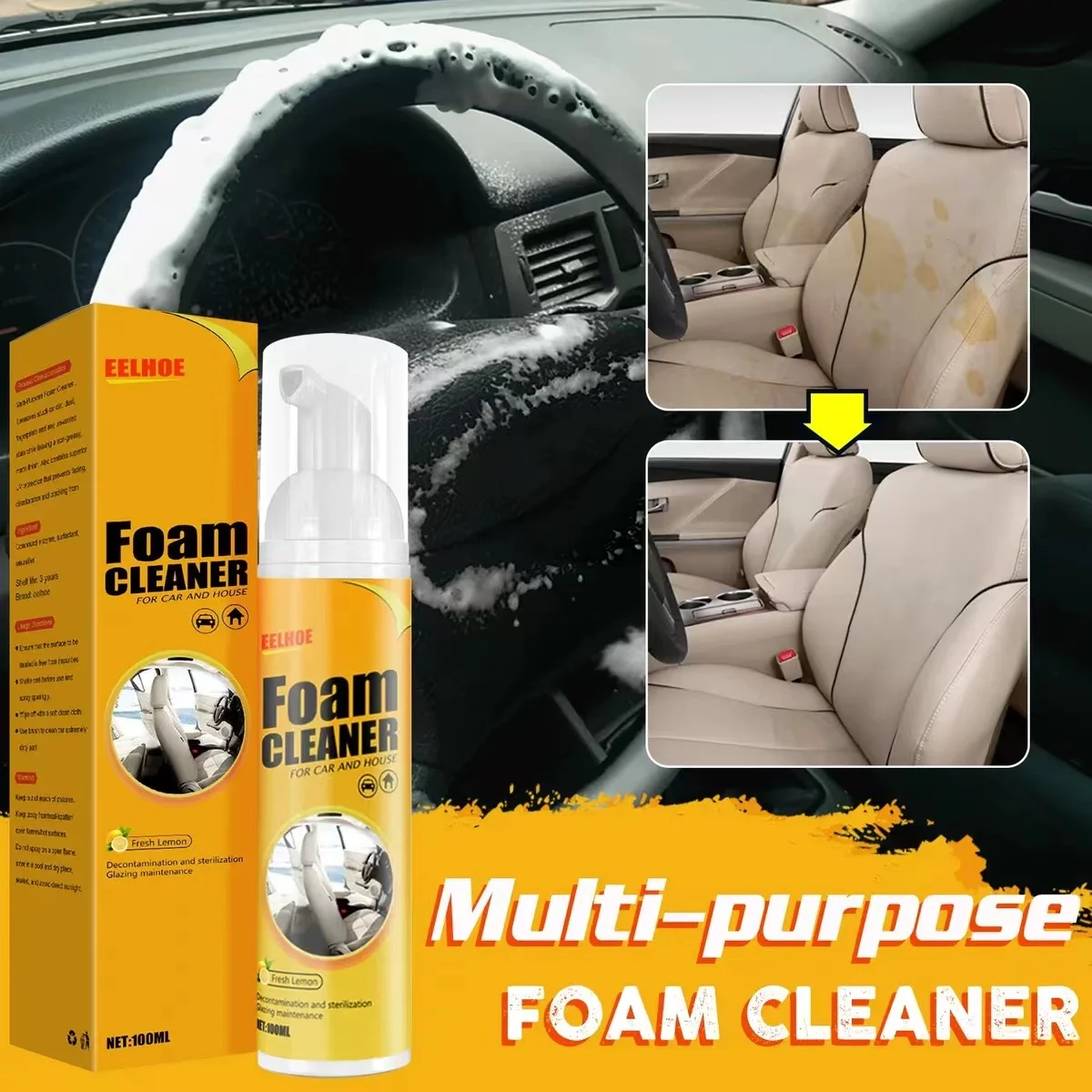 Multifunktionale Schaum Reinigung Mittel Leder Sitz Reiniger Auto Waschen Wartung Sanierung Hause Reinigung
Multifunktionale Schaum Reinigung Mittel Leder Sitz Reiniger Auto Waschen Wartung Sanierung Hause Reinigung