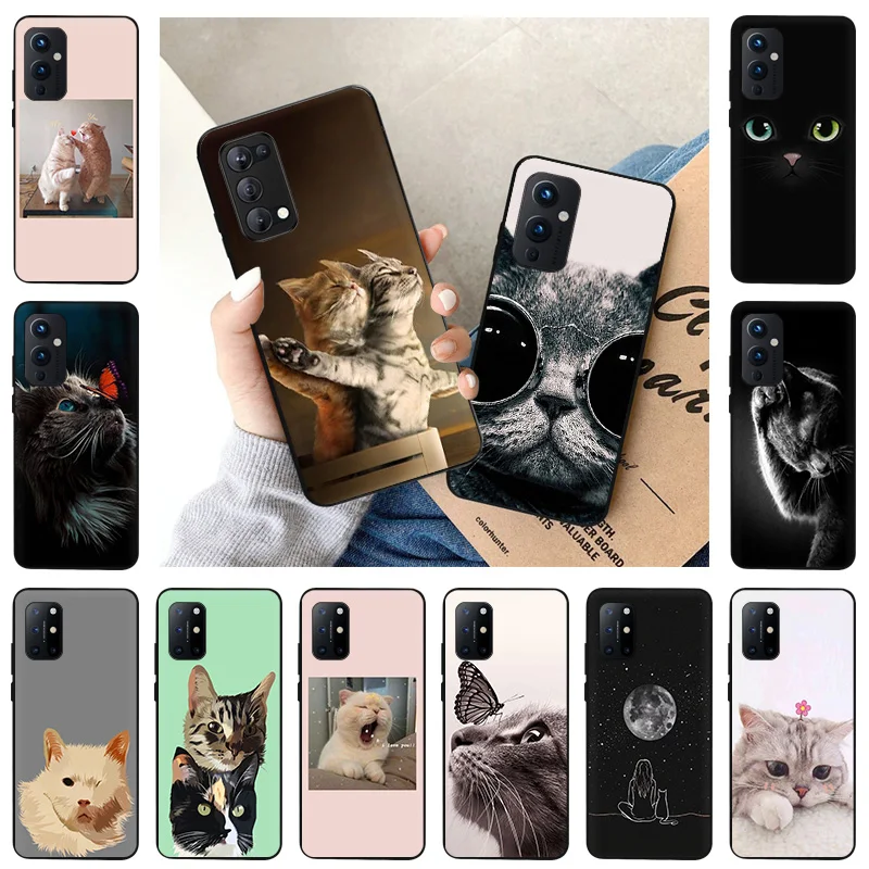 Phone Case For OnePlus 9 Pro 9R 8 8T 7 7T Z Nord N10 N100 N200 2 CE 5G Luxury Soft Black Shell Cover Cute Pink Black Cat Funda
Phone Case For OnePlus 9 Pro 9R 8 8T 7 7T Z Nord N10 N100 N200 2 CE 5G Luxury Soft Black Shell Cover Cute Pink Black Cat Funda