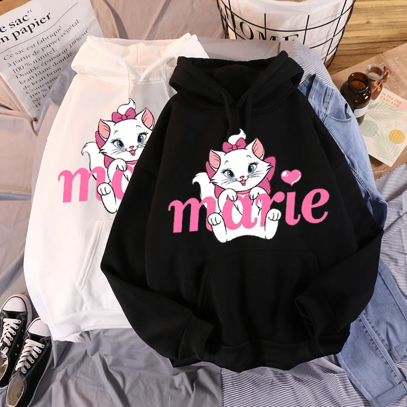 Disney Woman Thicken Harajuku Clothes Kawaii Marie Cat Print pullover Casual Tops Hoodie Vintage Aesthetic Lady Marie Cat Hoodie
Disney Woman Thicken Harajuku Clothes Kawaii Marie Cat Print pullover Casual Tops Hoodie Vintage Aesthetic Lady Marie Cat Hoodie