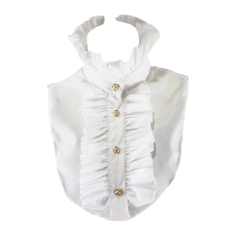 Y1UE Womens Victorian Steampunk Vintage for Palace Half Shirt Blouse Stand-Up Lotus Golden Button Down Detachable False
Y1UE Womens Victorian Steampunk Vintage for Palace Half Shirt Blouse Stand-Up Lotus Golden Button Down Detachable False