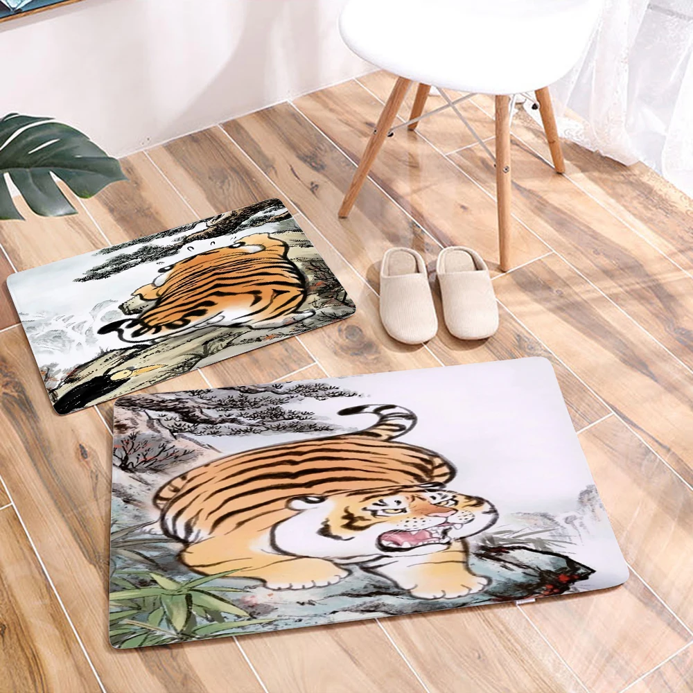 Cute Funny Fat Tiger Floor Door Mat for Bedroom Non-Slip Decor Cartoon Animal Doormat Flannel Carpet 40x60cm Rugs
Cute Funny Fat Tiger Floor Door Mat for Bedroom Non-Slip Decor Cartoon Animal Doormat Flannel Carpet 40x60cm Rugs