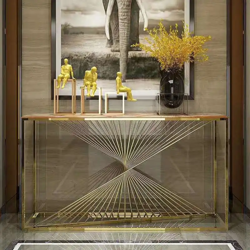 Entrance Cabinet Hallway Corridor Console Minimalist Wrought Iron Marble Wholesale Modern Mild Luxury Console Tables Lobby Home
Entrance Cabinet Hallway Corridor Console Minimalist Wrought Iron Marble Wholesale Modern Mild Luxury Console Tables Lobby Home