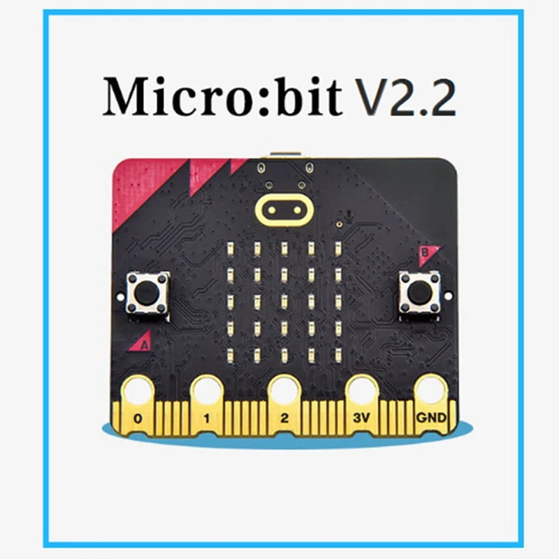 NEW-BBC Micro:Bit V2.2 Kit Built-In Speaker Mic Touch DIY Programmable Learning Development Board+Crocodile Clip Test Wire
NEW-BBC Micro:Bit V2.2 Kit Built-In Speaker Mic Touch DIY Programmable Learning Development Board+Crocodile Clip Test Wire