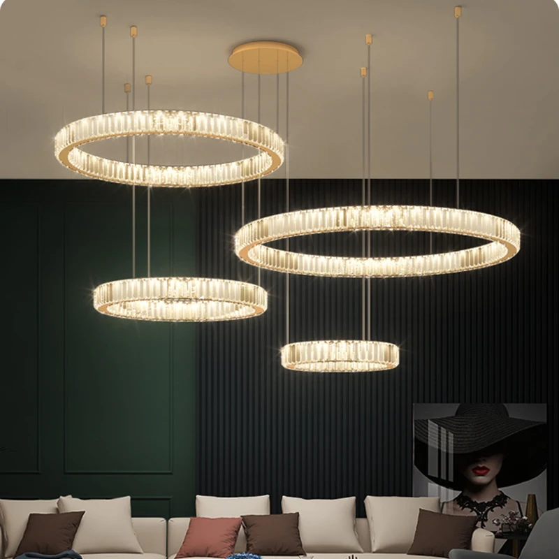 Crystal Led Chandelier Lighting Living Room Decor Pendant Lamp Dining Room Hanging Light Fixture Luminaire Modern Ceiling Lustre
Crystal Led Chandelier Lighting Living Room Decor Pendant Lamp Dining Room Hanging Light Fixture Luminaire Modern Ceiling Lustre