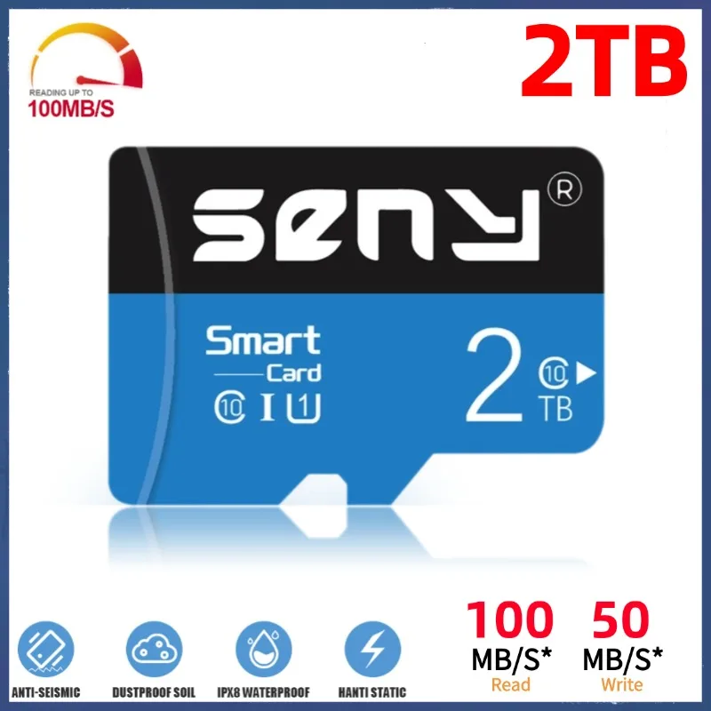 НОВАЯ оригинальная 1 ТБ Micro TF SD-карта 2 Высокоскоростная карта микро-памяти