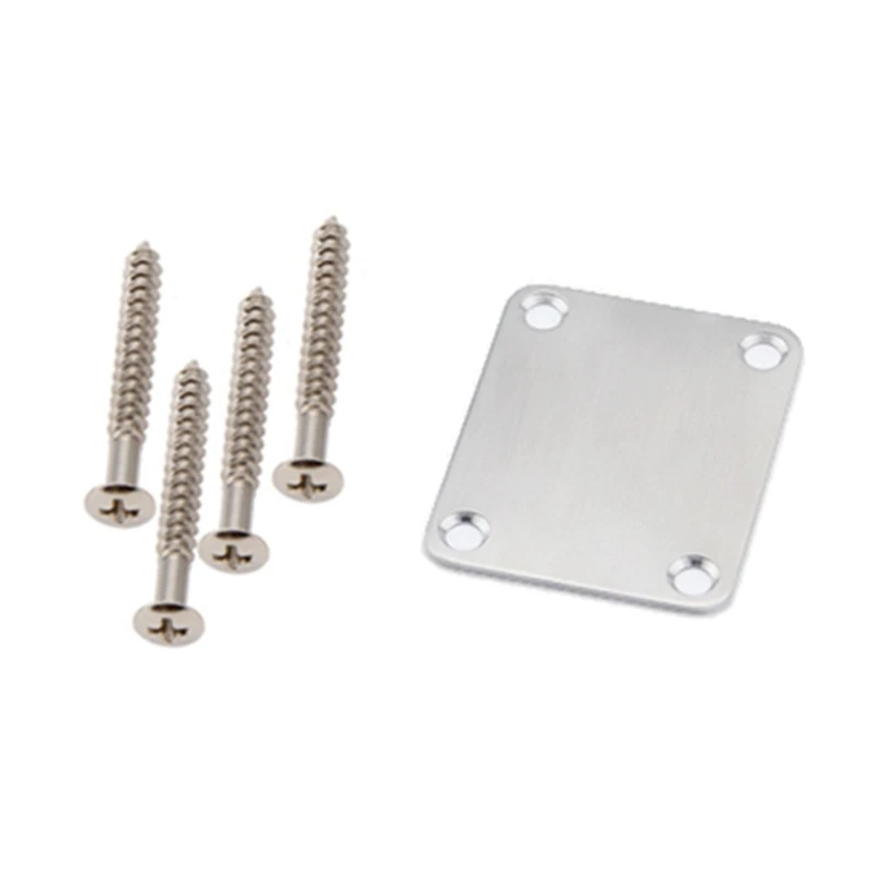 2 Set Electric Guitar Accessories: 1 Set Neck Plate With Screws & 1 Set Bridge Saddles Flat Set
2 Set Electric Guitar Accessories: 1 Set Neck Plate With Screws & 1 Set Bridge Saddles Flat Set