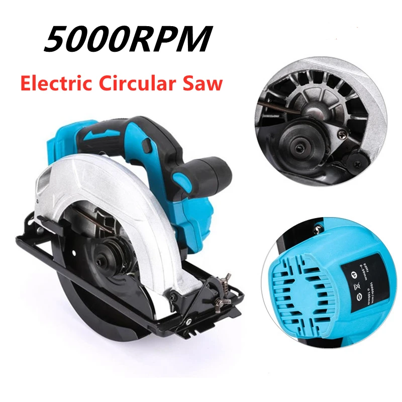 5000RPM Electric Circular Saw Handle Power Tools Multifunction Cutting Machine For Makita 18V Battery Saw Cutting Machine
5000RPM Electric Circular Saw Handle Power Tools Multifunction Cutting Machine For Makita 18V Battery Saw Cutting Machine