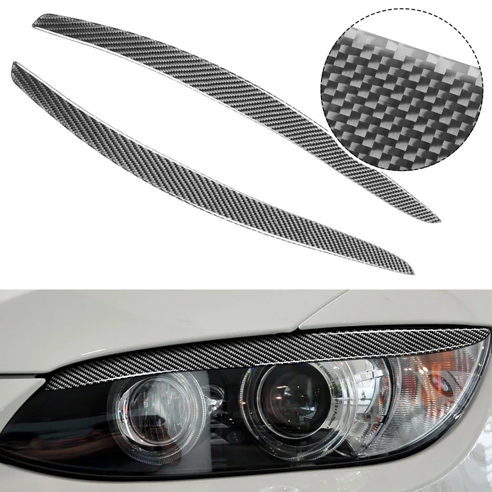 1 Pair Carbon Fiber Car Headlight Eyelid Eyebrow Cover For BMW E92 E93 M3 2006-2013 Headlight Eyebrows Car Accessories
1 Pair Carbon Fiber Car Headlight Eyelid Eyebrow Cover For BMW E92 E93 M3 2006-2013 Headlight Eyebrows Car Accessories
