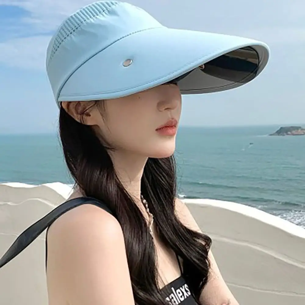 Covering Large Brim Bike Riding Female Sun Hat Open Top Hat Sun Protection Sunshade Hat 
Covering Large Brim Bike Riding Female Sun Hat Open Top Hat Sun Protection Sunshade Hat