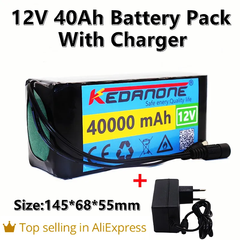 100% New Portable 12v 40000mAh Lithium-ion Battery Pack DC 12.6V 30Ah Battery with EU Plug+12.6V1A Charger
100% New Portable 12v 40000mAh Lithium-ion Battery Pack DC 12.6V 30Ah Battery with EU Plug+12.6V1A Charger