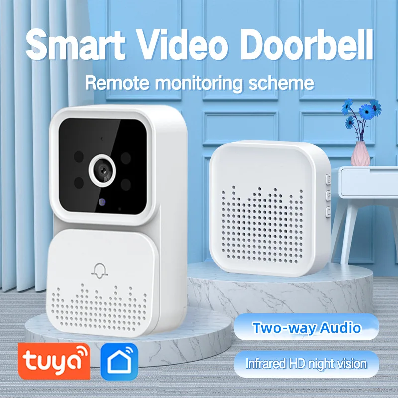2.4Ghz Smart Video Wireless Camera Doorbell, Surveillance, Video,HD Night Vision Smart Security Doorbell Two-Way Calls Camera
2.4Ghz Smart Video Wireless Camera Doorbell, Surveillance, Video,HD Night Vision Smart Security Doorbell Two-Way Calls Camera