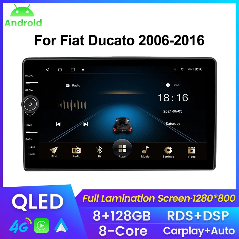 Автомагнитола 2DIN для FIAT Ducato 2007-2015 для Citroen Jumper для Peugeot Boxer 2011-2015 мультимедийный плеер Carplay + Android Auto
Автомагнитола 2DIN для FIAT Ducato 2007-2015 для Citroen Jumper для Peugeot Boxer 2011-2015 мультимедийный плеер Carplay + Android Auto