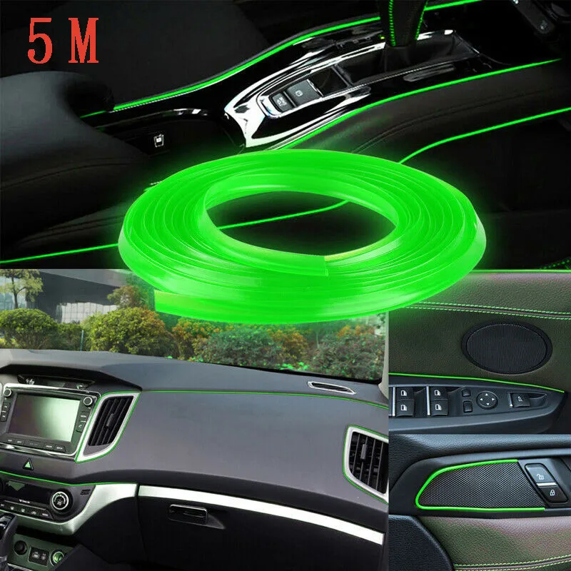Green 5M Car-Styling Auto Interior Decoration Strips Door Gap Edge Line Insert Molding Trim Line Strip Decor
Green 5M Car-Styling Auto Interior Decoration Strips Door Gap Edge Line Insert Molding Trim Line Strip Decor
