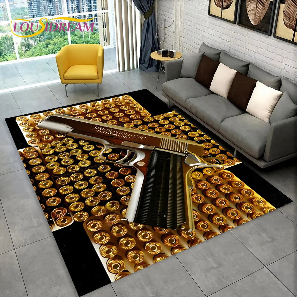 3D Assault Rifle Pistol Cartridge Gun Area Rug,Carpet Rug for Home Living Room Bedroom Sofa Doormat Decor,Kid Non-slip Floor Mat
3D Assault Rifle Pistol Cartridge Gun Area Rug,Carpet Rug for Home Living Room Bedroom Sofa Doormat Decor,Kid Non-slip Floor Mat