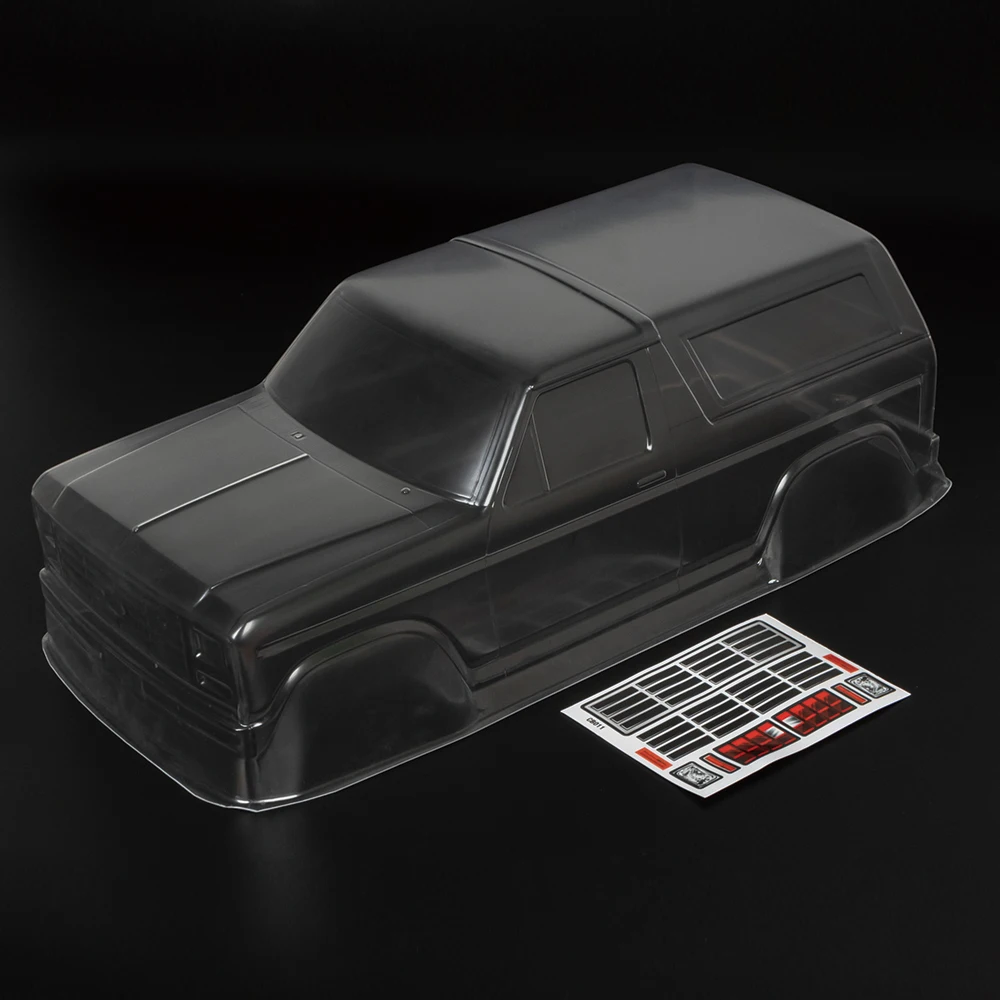 1981 Ford Bronco Clear Body Shell 313MM Wheelbase for 1/10 Scale RC Crawler Car TRX4 Axial SCX10 Redcat GEN8 RGT 86100
1981 Ford Bronco Clear Body Shell 313MM Wheelbase for 1/10 Scale RC Crawler Car TRX4 Axial SCX10 Redcat GEN8 RGT 86100