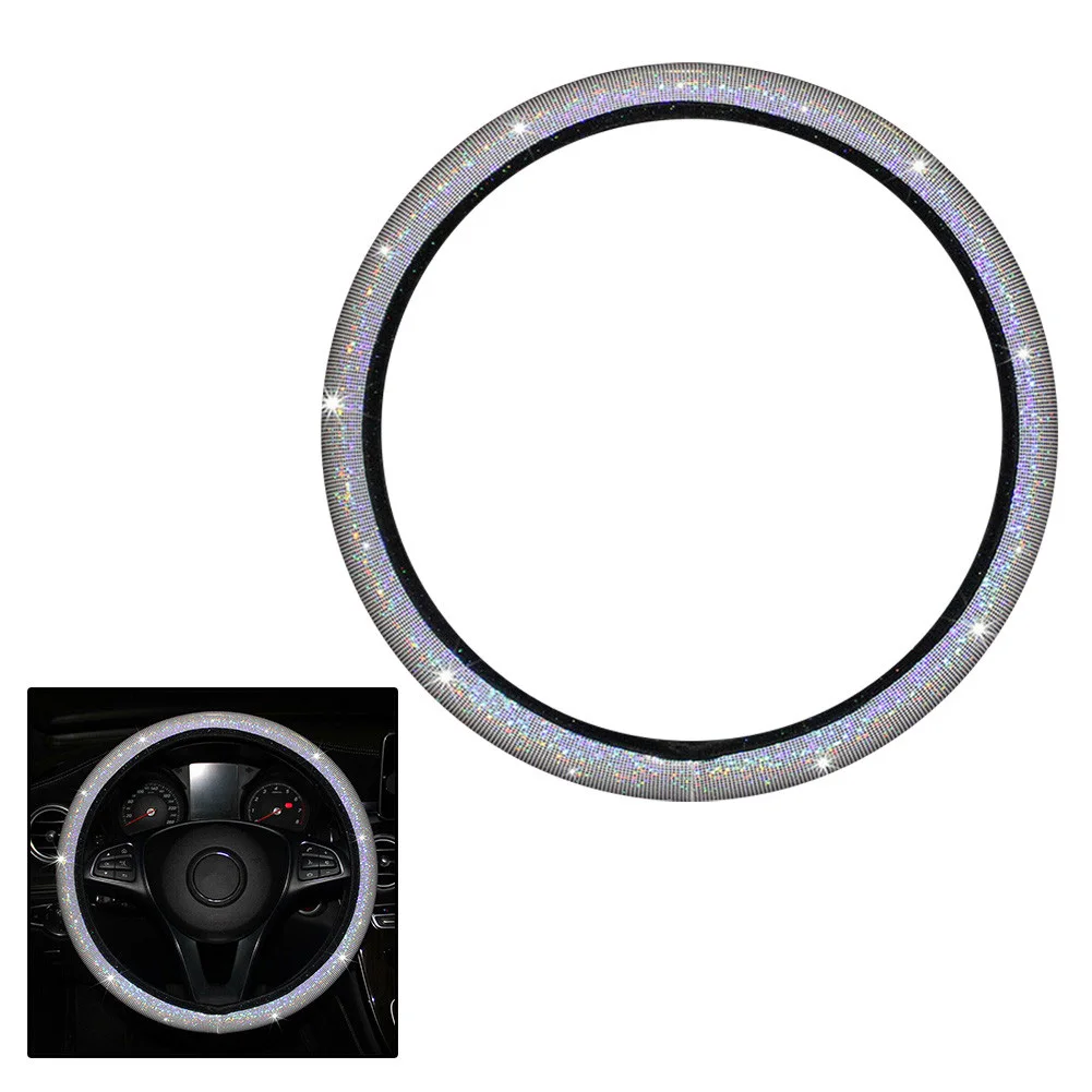 Car Auto Steering Wheel Cover PU Leather Rhinestones Steering Wheel Cover Steering Wheel Cover Imitation Diamond Wheel Case
Car Auto Steering Wheel Cover PU Leather Rhinestones Steering Wheel Cover Steering Wheel Cover Imitation Diamond Wheel Case