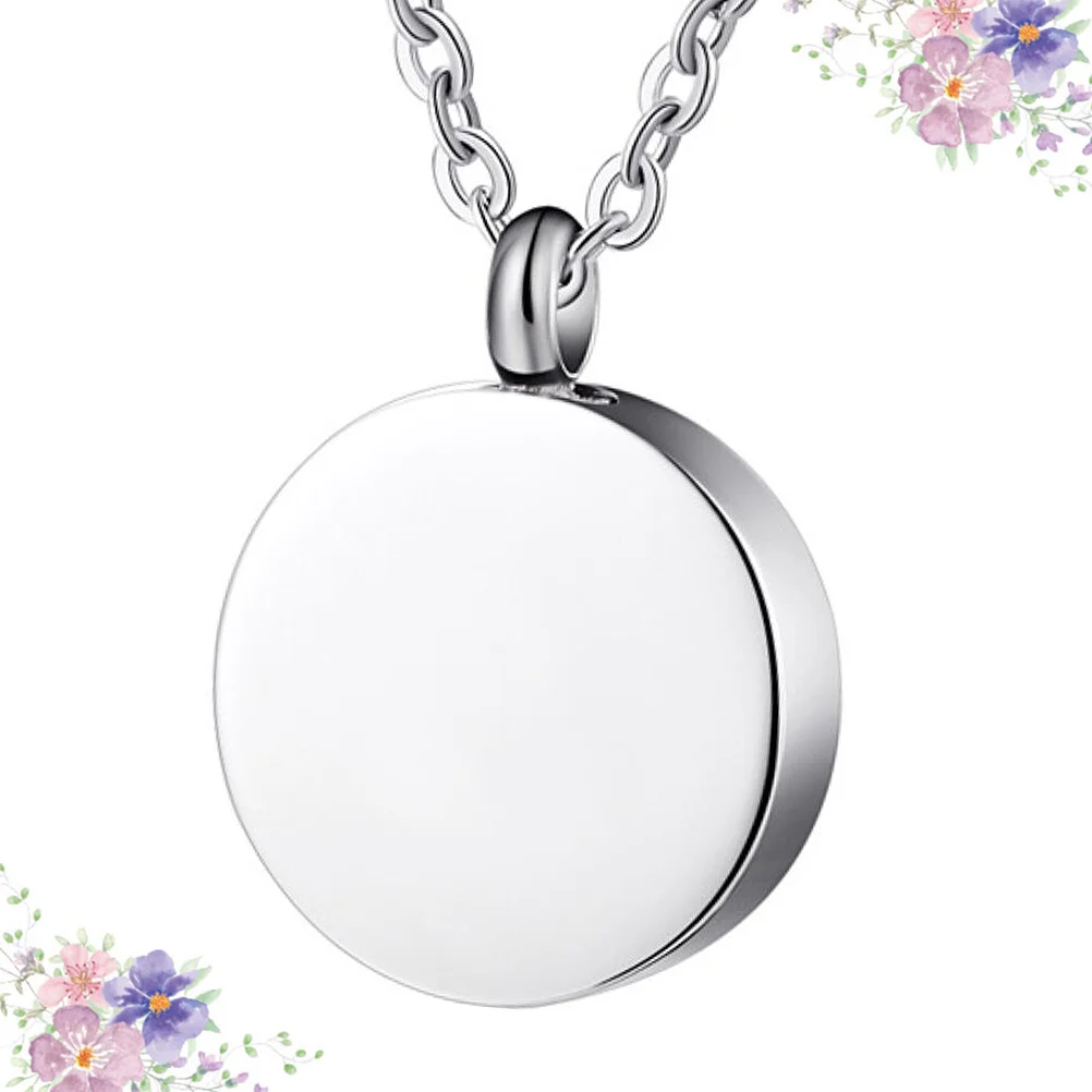 Urn Openable Pendant Round Perfume Bottle Charms Stainless Steel Jewelry Making Accessories Souvenir Gift for Pet Ashes
Urn Openable Pendant Round Perfume Bottle Charms Stainless Steel Jewelry Making Accessories Souvenir Gift for Pet Ashes