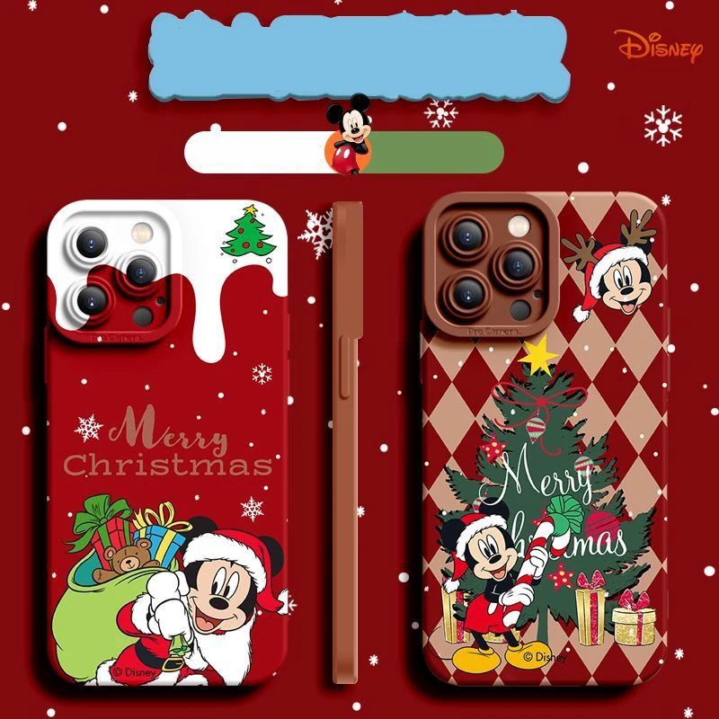 Disney Christmas Mickey Mouse Phone Case For Iphone 11 12 13 14 Pro Max X Xs Xr Plus SE 2020 Cartoon Liquid Silicone Anti-fall
Disney Christmas Mickey Mouse Phone Case For Iphone 11 12 13 14 Pro Max X Xs Xr Plus SE 2020 Cartoon Liquid Silicone Anti-fall