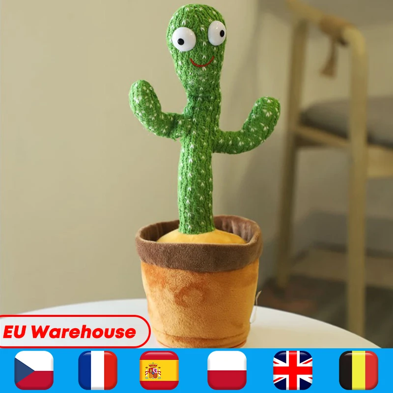 Funny Electric Cactus Dancing Toy Singing Talking Cactus Home Office Decoration Cactus Plush Stuffed Plant Toy Gift For Kids
Funny Electric Cactus Dancing Toy Singing Talking Cactus Home Office Decoration Cactus Plush Stuffed Plant Toy Gift For Kids