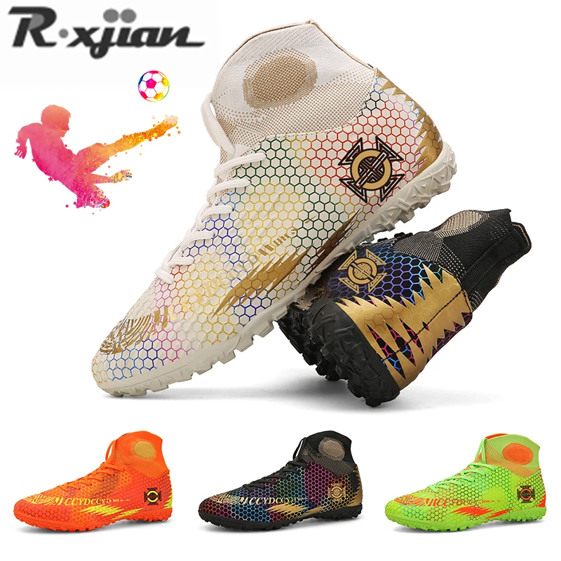 Training Football Shoes Size 35-47 High-top Socks Men And Women Trend Sports Outdoor Leisure Shock Absorption Rebound Large Size
Training Football Shoes Size 35-47 High-top Socks Men And Women Trend Sports Outdoor Leisure Shock Absorption Rebound Large Size