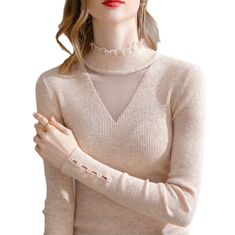 2021 autumn and winter new style long-sleeved sweater women with wood ears GRAY22
2021 autumn and winter new style long-sleeved sweater women with wood ears GRAY22