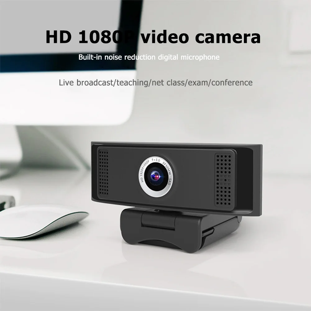 1080P Full HD USB Web Camera with Microphone for Video Conference Live Streaming Digital USB Video Recorder Home Office
1080P Full HD USB Web Camera with Microphone for Video Conference Live Streaming Digital USB Video Recorder Home Office