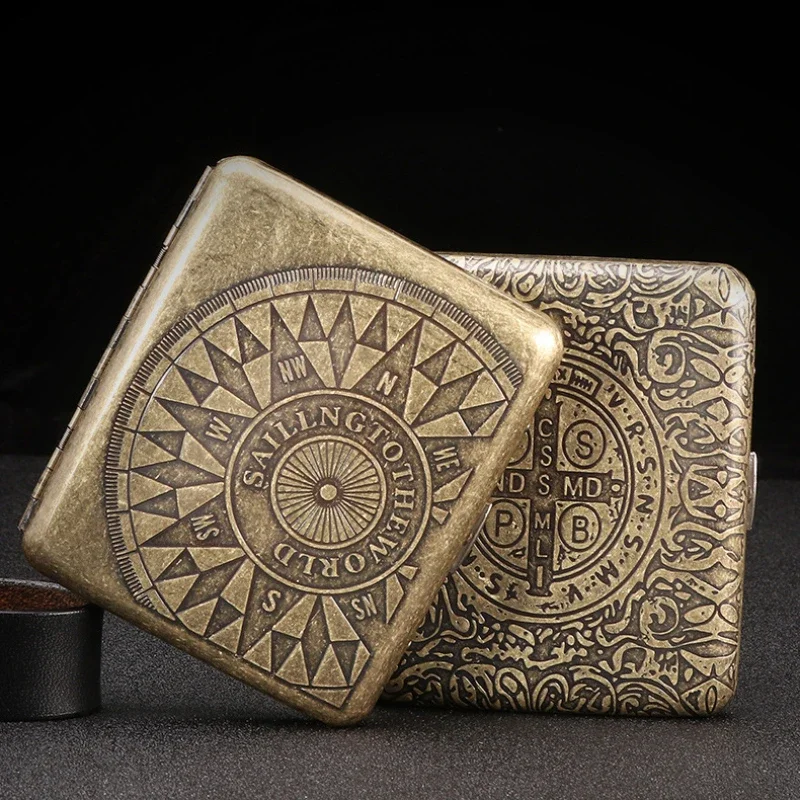 20 Pack with Two Sided Flip Open Cigarette Case Bronze Condensed Flower Metal Flip Cover Carved Flower Cigarette Case
20 Pack with Two Sided Flip Open Cigarette Case Bronze Condensed Flower Metal Flip Cover Carved Flower Cigarette Case