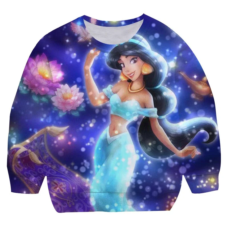 Anime Jasmine Princess Print 3D Sweatshirts Girls Clothes Teenagers Long Sleeve Pullovers Cute Color Matching Baby Kids Tops
Anime Jasmine Princess Print 3D Sweatshirts Girls Clothes Teenagers Long Sleeve Pullovers Cute Color Matching Baby Kids Tops