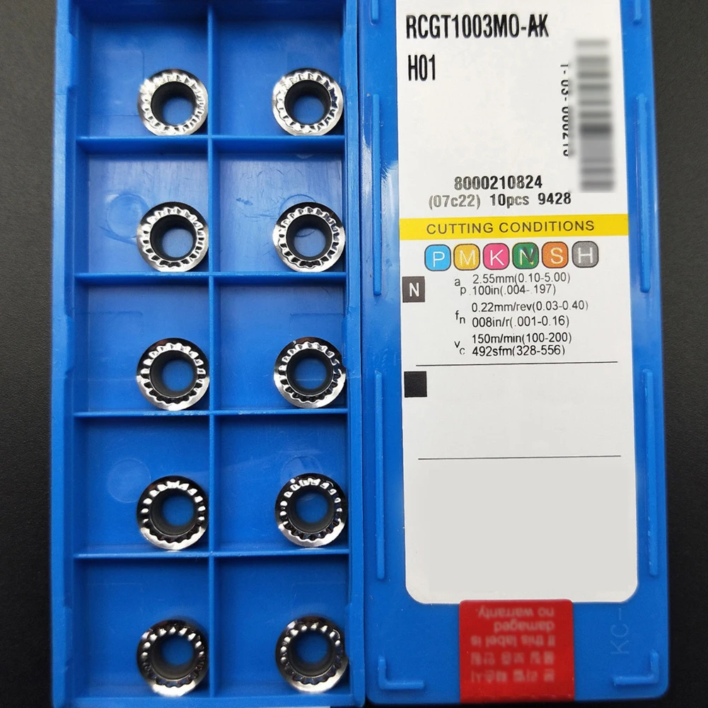 10pcs RCGT1003M0-AK Blades For Aluminum RCGT1003M0-AK H01 RCGT1003MO Silver Carbide Insert RCMT1003 Metalworking
10pcs RCGT1003M0-AK Blades For Aluminum RCGT1003M0-AK H01 RCGT1003MO Silver Carbide Insert RCMT1003 Metalworking