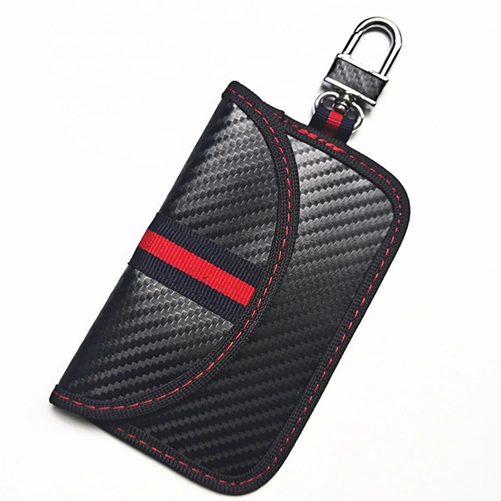 1pc Leather Car Key Cover Car Key Signal Blocker Faraday Bag Keyless Fob RFID Blocking Pouch Case 12.7*8cm
1pc Leather Car Key Cover Car Key Signal Blocker Faraday Bag Keyless Fob RFID Blocking Pouch Case 12.7*8cm
