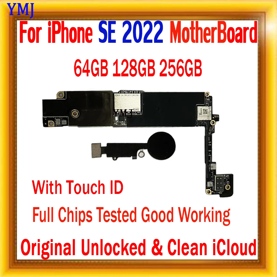 Материнская плата Clean ICloud для Iphone SE 2022 с заводской разблокировкой с/без Touch ID оригинальная протестированная поддержка обновленная материнская плата 64 ГБ
Материнская плата Clean ICloud для Iphone SE 2022 с заводской разблокировкой с/без Touch ID оригинальная протестированная поддержка обновленная материнская плата 64 ГБ