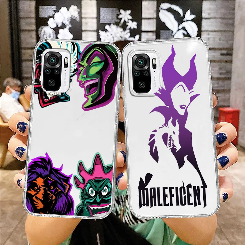 Disney Villain Queen Cool Phone Case For Xiaomi Redmi Note 11E 11S 11 11T 10 10S 9 9T 9S 8 8T Pro Plus 5G 7 Transparent Cover
Disney Villain Queen Cool Phone Case For Xiaomi Redmi Note 11E 11S 11 11T 10 10S 9 9T 9S 8 8T Pro Plus 5G 7 Transparent Cover