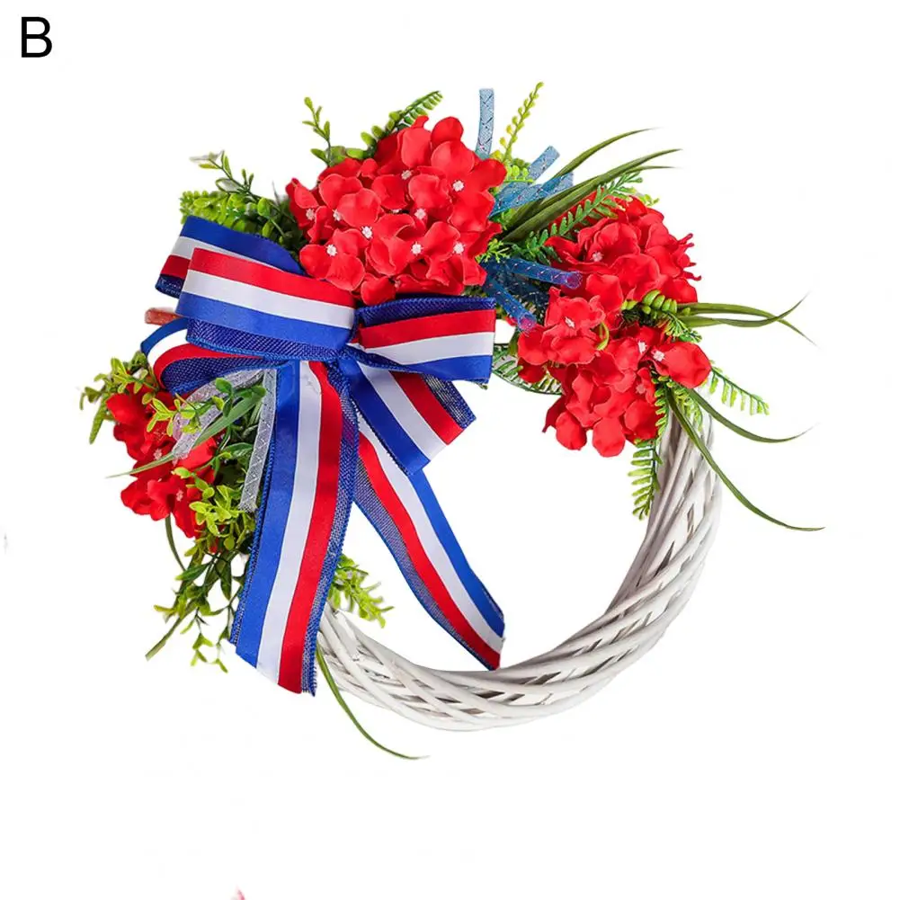 Unique Eco-Friendly Door Hanging Wreath Commemorative Independence Day Front Door Wreath Increase Festive Atmosphere
Unique Eco-Friendly Door Hanging Wreath Commemorative Independence Day Front Door Wreath Increase Festive Atmosphere