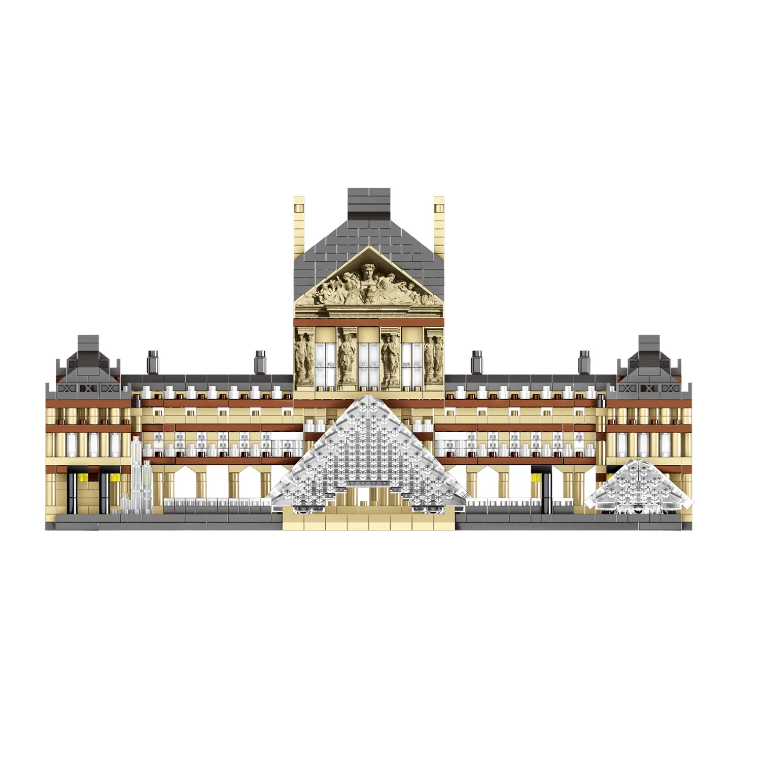 3377pcs Miniature Diamond Small Particle Louvre Model Series Puzzle Decompression Building Block Toys
3377pcs Miniature Diamond Small Particle Louvre Model Series Puzzle Decompression Building Block Toys