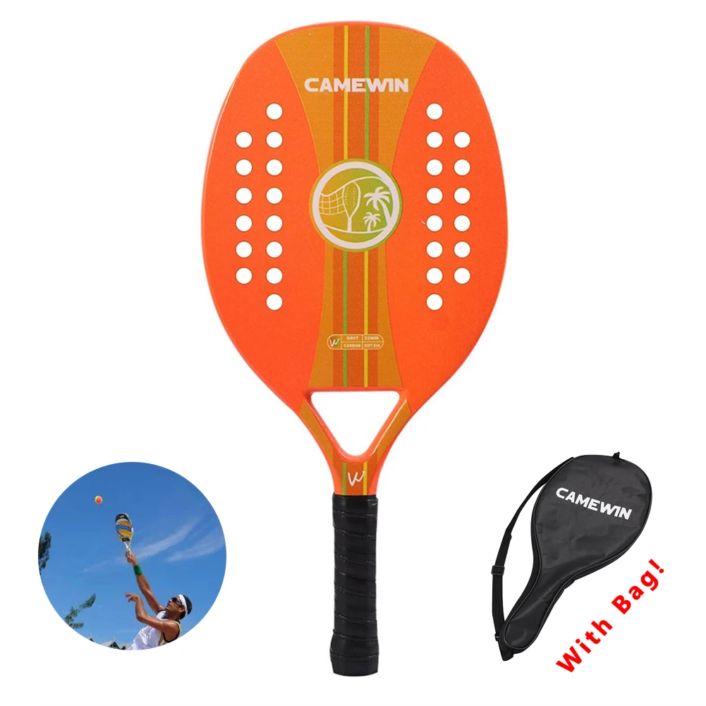 Beach Tennis Racket Professional Carbon Antiskid Fiber Soft Face Tennis Racquet with Protective Bag Cover for Entertainment
Beach Tennis Racket Professional Carbon Antiskid Fiber Soft Face Tennis Racquet with Protective Bag Cover for Entertainment