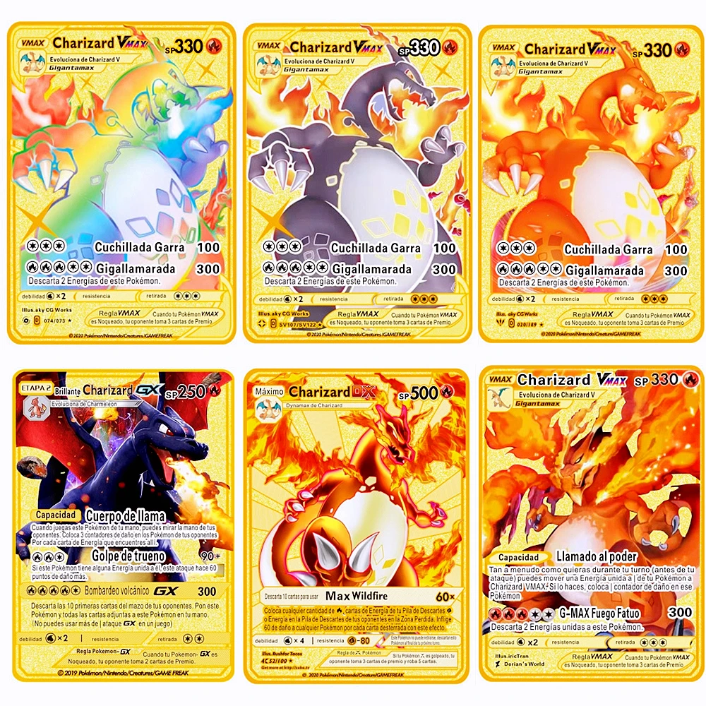 Покемон, металлические Покемоны, письма, Charizard Mewtwo Pikachu Vmax, Коллекция игр, железные блестящие карты, аниме, детские подарки
Покемон, металлические Покемоны, письма, Charizard Mewtwo Pikachu Vmax, Коллекция игр, железные блестящие карты, аниме, детские подарки