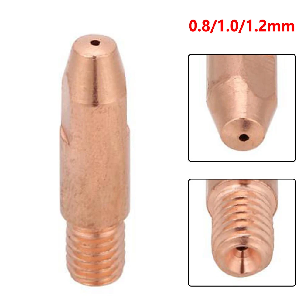 1pcs 0.8/1.0/1.2mm Copper Contact Tip M6 For Binzel 24KD MIG/MAG Welding Torch Corrosion Resistance Welding Tools Parts
1pcs 0.8/1.0/1.2mm Copper Contact Tip M6 For Binzel 24KD MIG/MAG Welding Torch Corrosion Resistance Welding Tools Parts