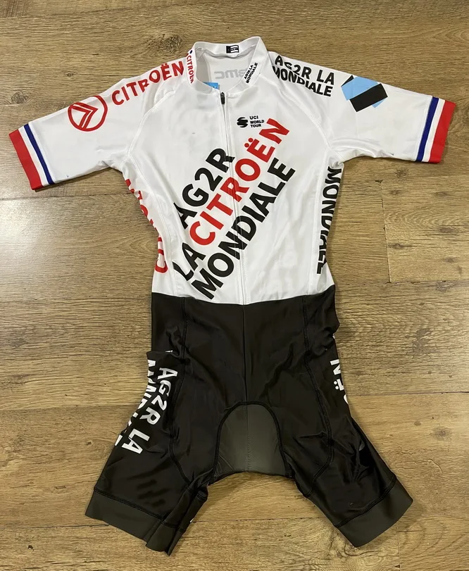 MEN'S CYCLING WEAR CYCLING JERSEY BODY SUIT SKINSUIT WITH POWER BAND 2022 AG2R TEAM FRANCE GEL PAD SIZE XS-4XL
MEN'S CYCLING WEAR CYCLING JERSEY BODY SUIT SKINSUIT WITH POWER BAND 2022 AG2R TEAM FRANCE GEL PAD SIZE XS-4XL