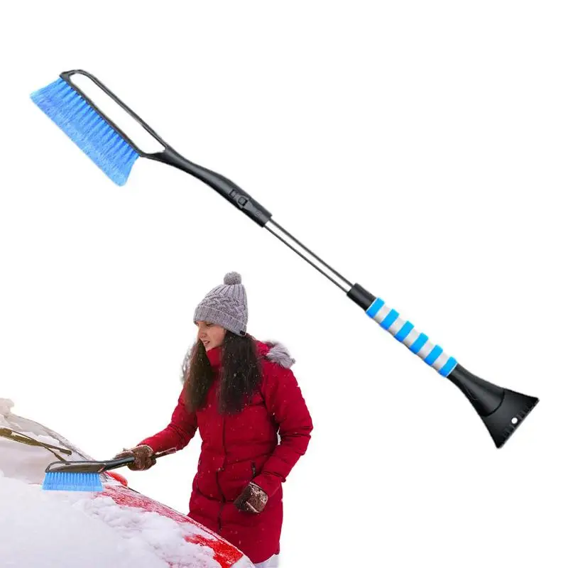 Ice Scrapers For Car Windshield Extensible Ice Shovel Scraper With Bristle Head Multifunctional Snow Shovel Winter Ice Remover
Ice Scrapers For Car Windshield Extensible Ice Shovel Scraper With Bristle Head Multifunctional Snow Shovel Winter Ice Remover