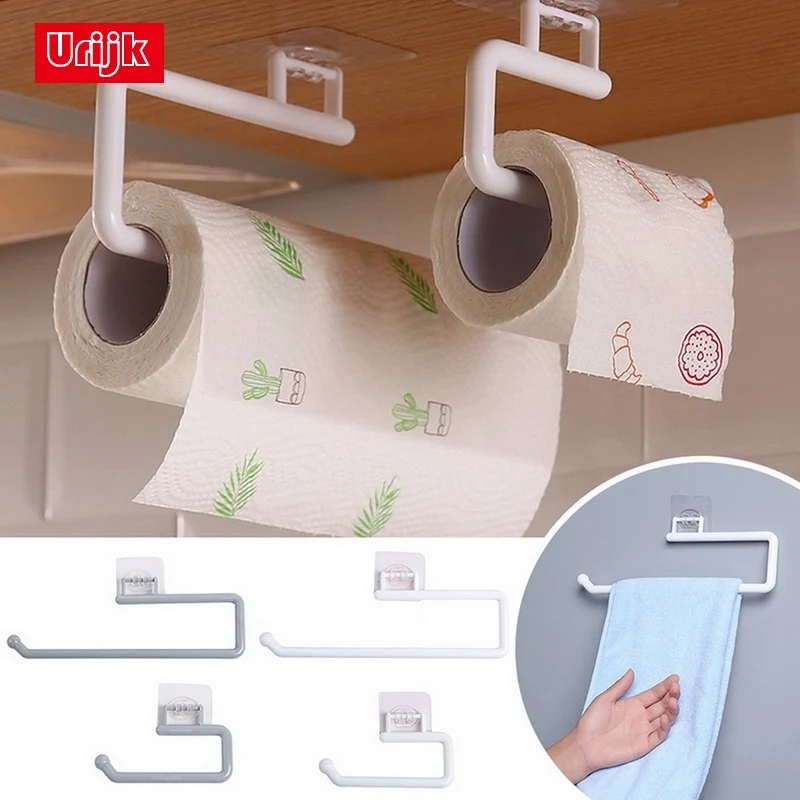 Urijk Wall Mount Paper Towel Holder Under Cabinet Paper Roll Rack No Drilling Tissue Hanger Rack Towel Kitchen Accessories
Urijk Wall Mount Paper Towel Holder Under Cabinet Paper Roll Rack No Drilling Tissue Hanger Rack Towel Kitchen Accessories