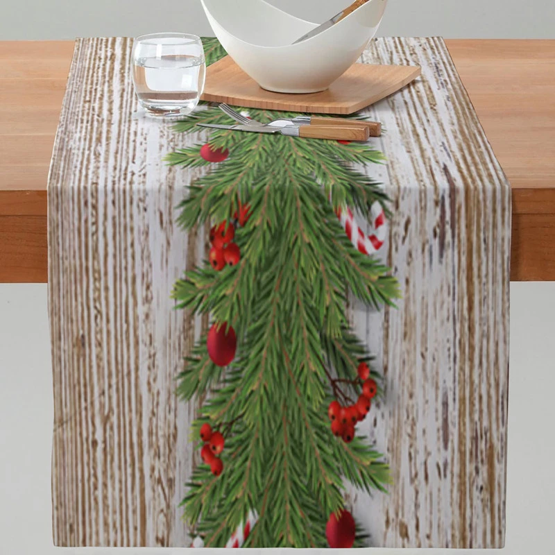 35CM*180CM Christmas Tree Pattern Table Runner, Pine Needles Snowflake Wedding Christmas Decor Table Cover Xmas Party Tablecloth
35CM*180CM Christmas Tree Pattern Table Runner, Pine Needles Snowflake Wedding Christmas Decor Table Cover Xmas Party Tablecloth