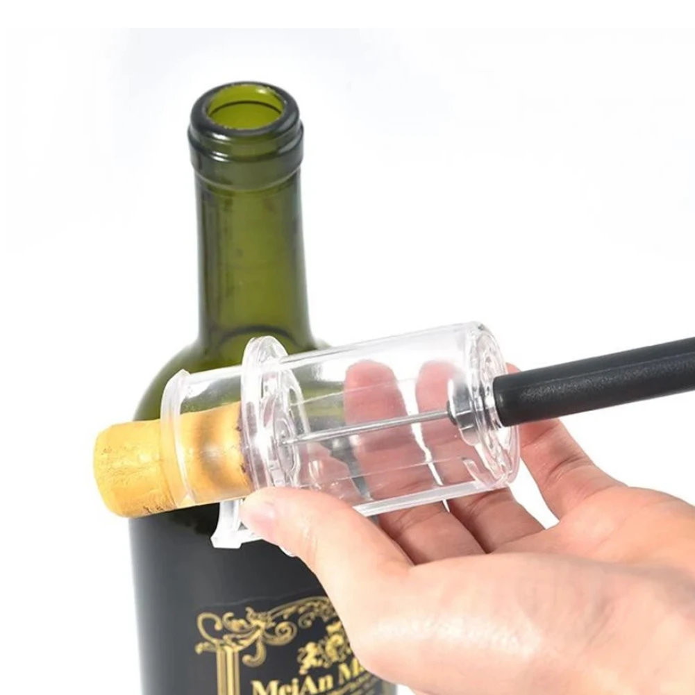 Durable Air Pump Wine Bottle Opener Safety Portable Wine Corkscrew Stainless Steel Pin Wine Air Pressure Corkscrew Cork Remover
Durable Air Pump Wine Bottle Opener Safety Portable Wine Corkscrew Stainless Steel Pin Wine Air Pressure Corkscrew Cork Remover