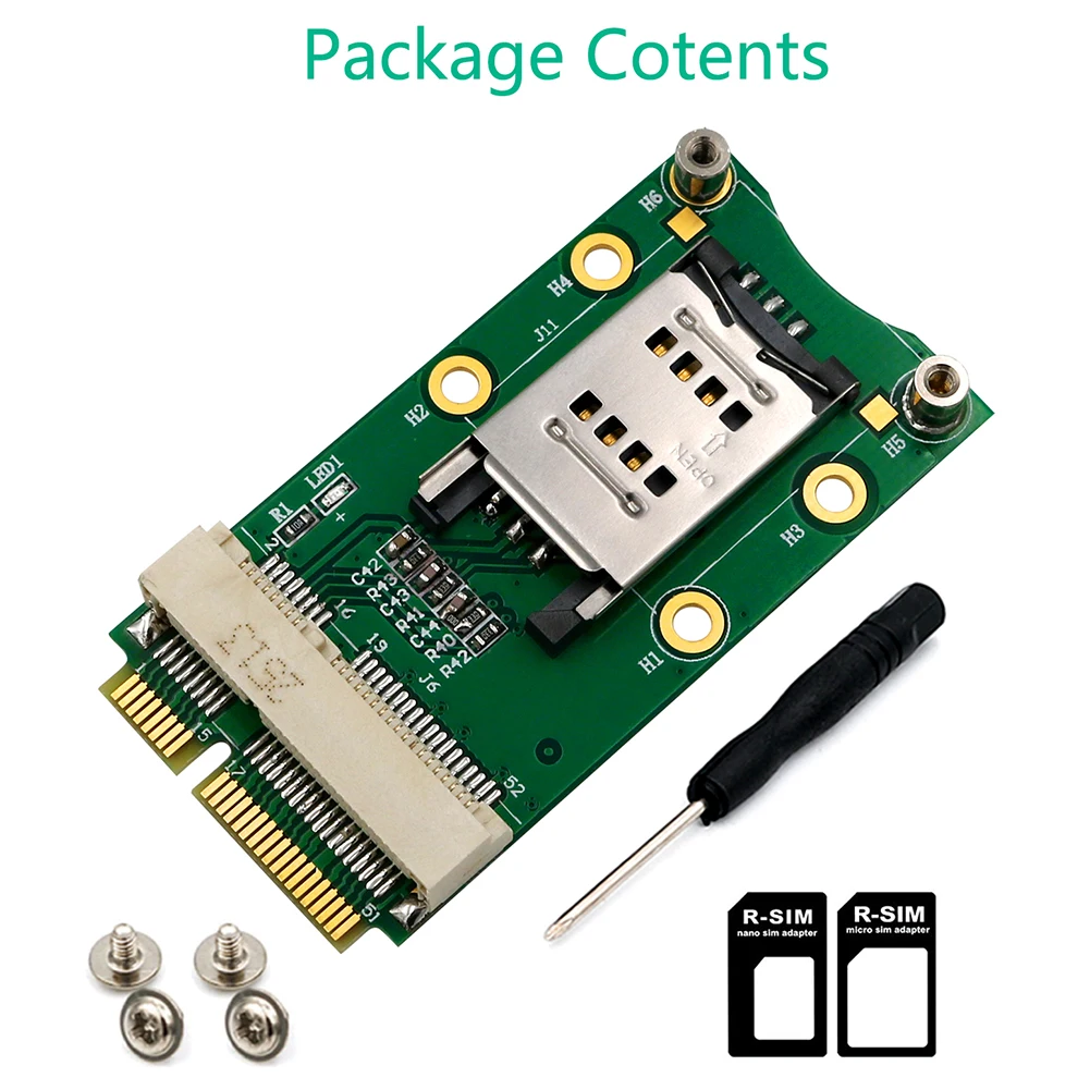 Мини раскладушка/самоэластичный PCI-E адаптер со слотом для SIM-карты для 2G/3G/4G WWAN LTE WLAN CDMA HSPA модем GPS карта 60*30*10 мм
Мини раскладушка/самоэластичный PCI-E адаптер со слотом для SIM-карты для 2G/3G/4G WWAN LTE WLAN CDMA HSPA модем GPS карта 60*30*10 мм