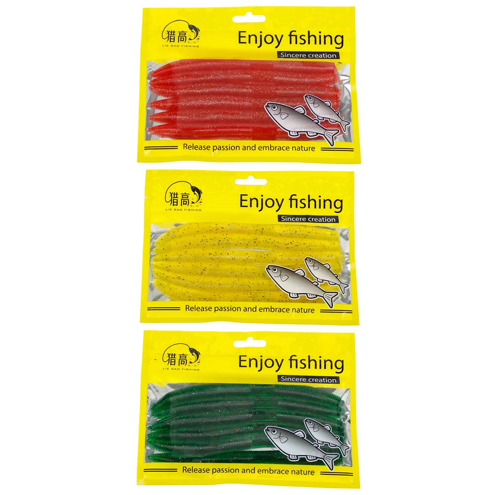 6pcs Worm Soft Wobblers Fishing Lure Swimbaits Artificial Carp Fishing Baits Bionic Crankbait Outdoor Fish Tool
6pcs Worm Soft Wobblers Fishing Lure Swimbaits Artificial Carp Fishing Baits Bionic Crankbait Outdoor Fish Tool