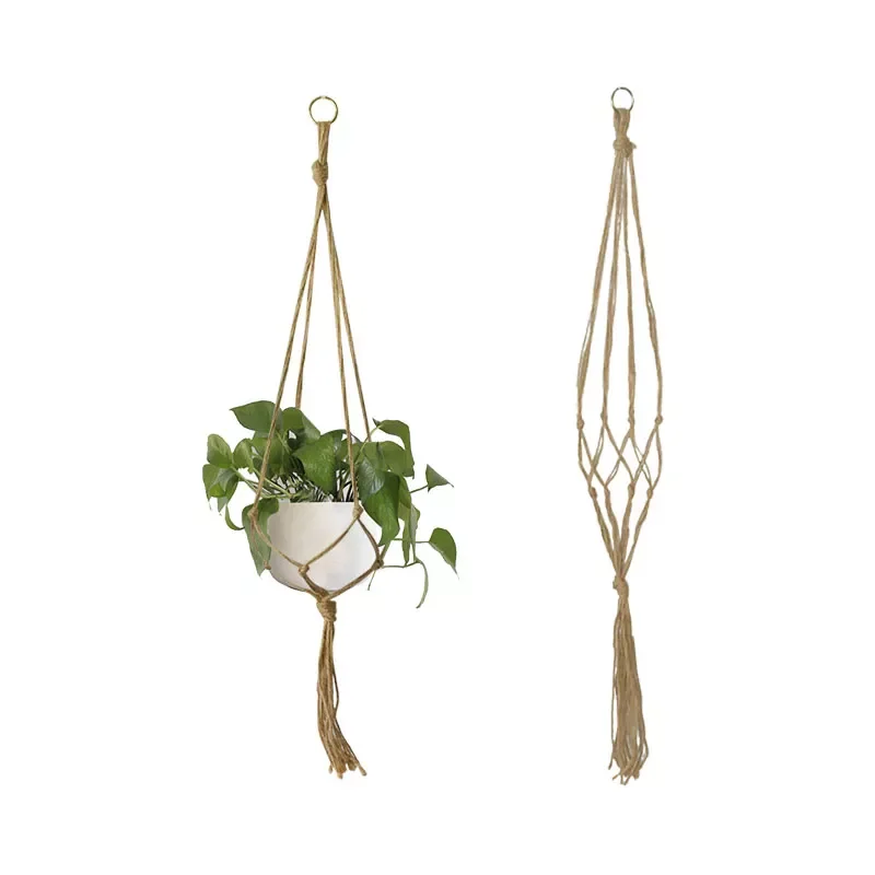 Macrame Plant Hanger Baskets Flower Pots Holder Balcony Hanging Decor Knotted Lifting Rope Home Garden Supplies
Macrame Plant Hanger Baskets Flower Pots Holder Balcony Hanging Decor Knotted Lifting Rope Home Garden Supplies