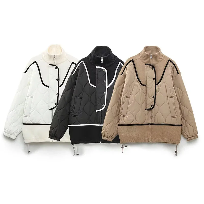 2022 Autumn And Winter New Women's Fashion Casual Zipper Drawstring Pocket Half High Collar Thickened Cotton Jacket 3072
2022 Autumn And Winter New Women's Fashion Casual Zipper Drawstring Pocket Half High Collar Thickened Cotton Jacket 3072