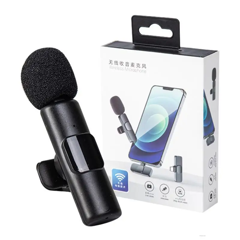 Noise Cancelling Wireless Microphone Supports Recording Live Recording Live Calls
Noise Cancelling Wireless Microphone Supports Recording Live Recording Live Calls