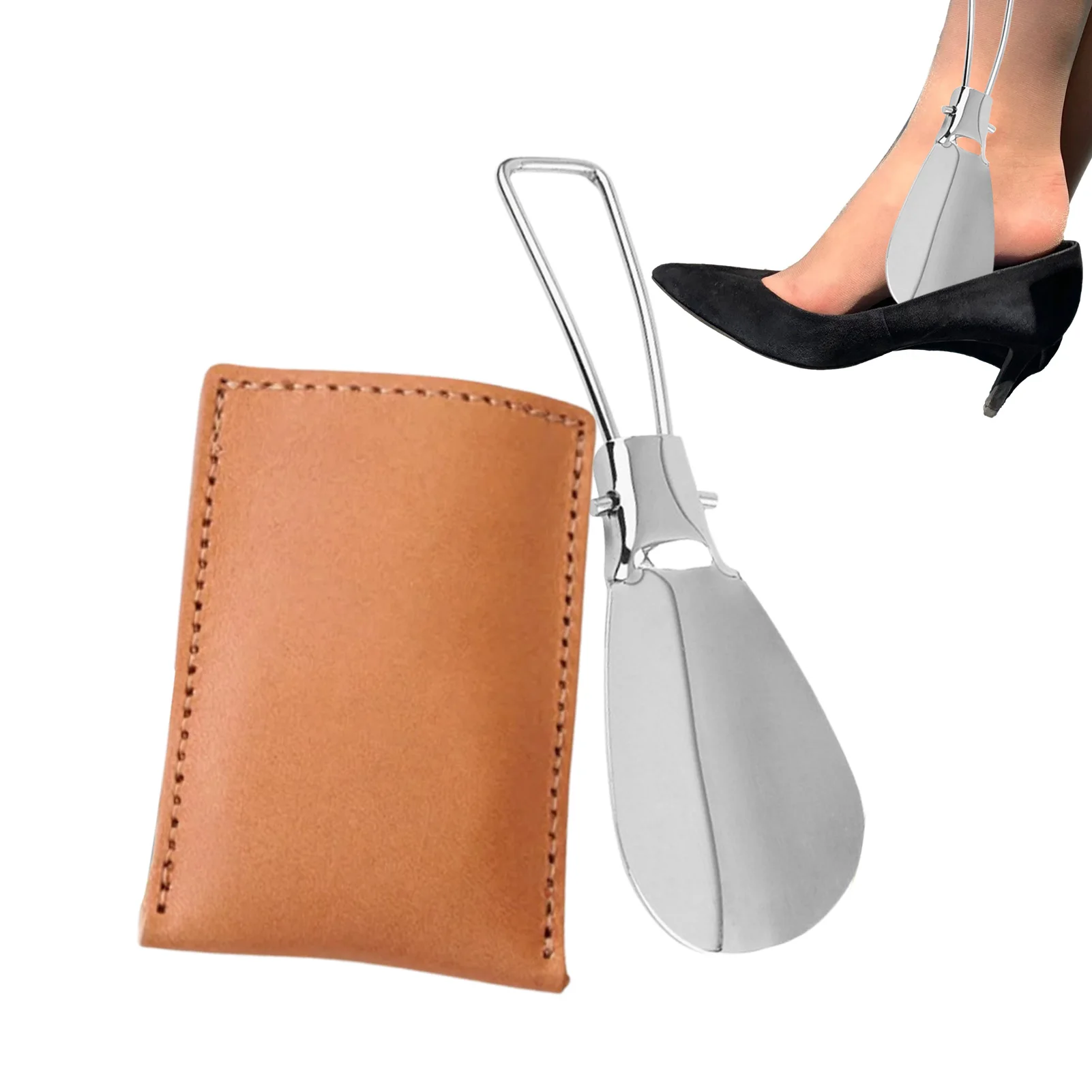 Foldable Shoe Horn Portable Foldable Shoe Horn Stainless Steel Shoe Wearing Helper Shoe Lifter For Seniors Pregnant Women Kids
Foldable Shoe Horn Portable Foldable Shoe Horn Stainless Steel Shoe Wearing Helper Shoe Lifter For Seniors Pregnant Women Kids
