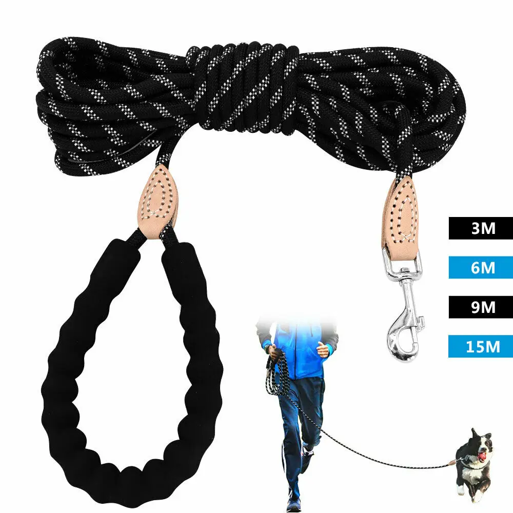 For Dog & Horse Long Line Lead Training Tracking Lunge Leash Nylon Rope 3M6M/9M/15M
For Dog & Horse Long Line Lead Training Tracking Lunge Leash Nylon Rope 3M6M/9M/15M