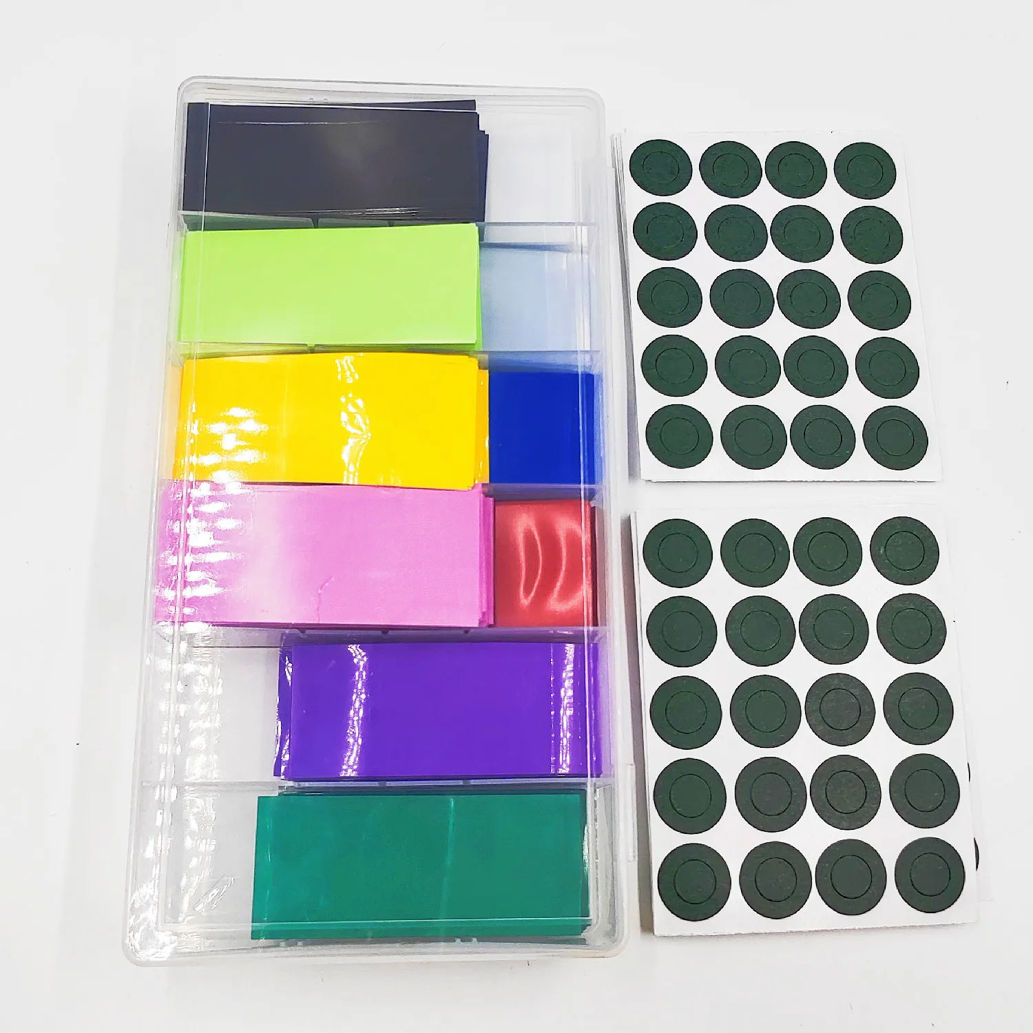 500 PCS 18650 Battery Sleeves Flat PVC Wrap Heat Shrink Tubing Tube With 500 PCS Battery Self-Adhesive Insulation Gasket
500 PCS 18650 Battery Sleeves Flat PVC Wrap Heat Shrink Tubing Tube With 500 PCS Battery Self-Adhesive Insulation Gasket